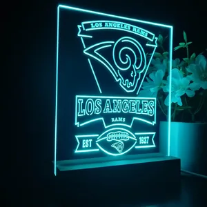 Los Angeles Rams EST 1937 LED Desk Light