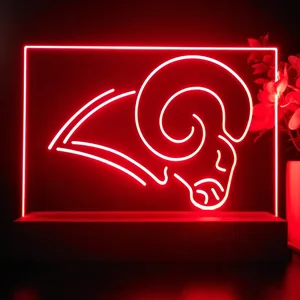 Los Angeles Rams Logo LED Desk Light - Legacy Edition
