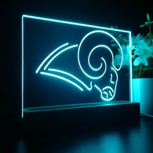 Los Angeles Rams Logo LED Desk Light - Legacy Edition