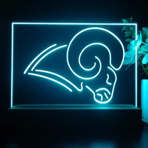 Los Angeles Rams Logo LED Desk Light - Legacy Edition