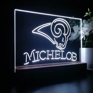 Los Angeles Rams Michelob LED Desk Light