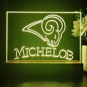 Los Angeles Rams Michelob LED Desk Light