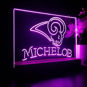 Los Angeles Rams Michelob LED Desk Light