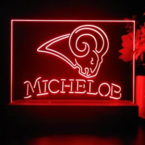 Los Angeles Rams Michelob LED Desk Light