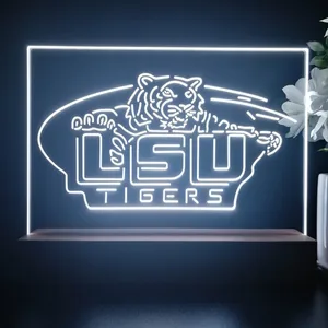 LSU Tigers Logo LED Desk Light - Legacy Edition