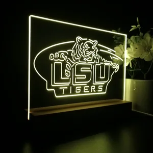 LSU Tigers Logo LED Desk Light - Legacy Edition