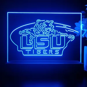 LSU Tigers Logo LED Desk Light - Legacy Edition