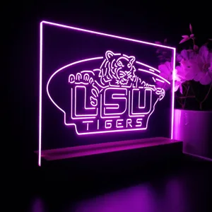 LSU Tigers Logo LED Desk Light - Legacy Edition