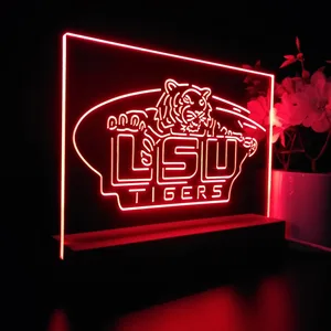 LSU Tigers Logo LED Desk Light - Legacy Edition