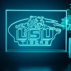 LSU Tigers Logo LED Desk Light - Legacy Edition