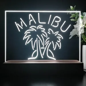 Malibu Logo 1 LED Desk Light