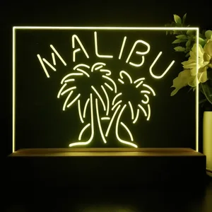 Malibu Logo 1 LED Desk Light
