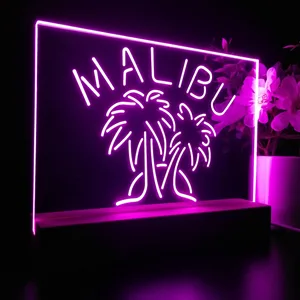 Malibu Logo 1 LED Desk Light