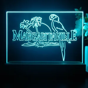 Margaritaville Palm Parrot LED Desk Light