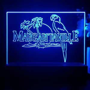 Margaritaville Palm Parrot LED Desk Light