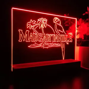 Margaritaville Palm Parrot LED Desk Light