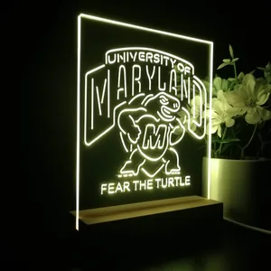 Maryland Terrapins Fear The Turtle LED Desk Light
