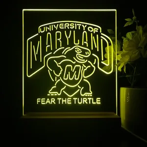 Maryland Terrapins Fear The Turtle LED Desk Light