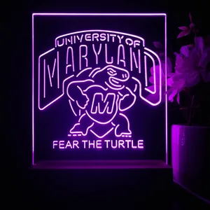 Maryland Terrapins Fear The Turtle LED Desk Light