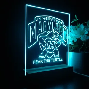 Maryland Terrapins Fear The Turtle LED Desk Light