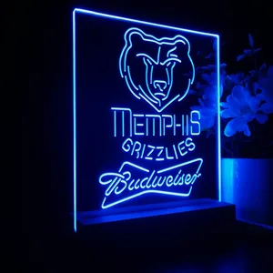 Memphis Grizzlies Budweiser LED Desk Light