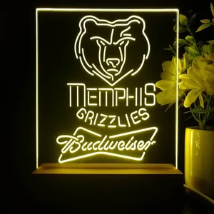 Memphis Grizzlies Budweiser LED Desk Light