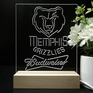 Memphis Grizzlies Budweiser LED Desk Light