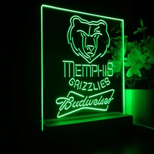 Memphis Grizzlies Budweiser LED Desk Light