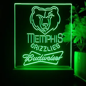 Memphis Grizzlies Budweiser LED Desk Light