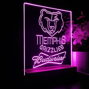 Memphis Grizzlies Budweiser LED Desk Light