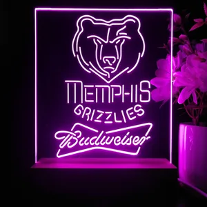 Memphis Grizzlies Budweiser LED Desk Light