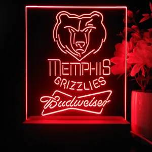 Memphis Grizzlies Budweiser LED Desk Light