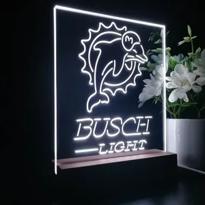 Miami Dolphins Busch Light LED Desk Light