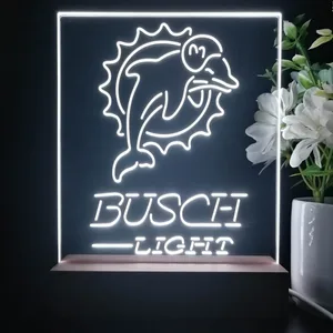 Miami Dolphins Busch Light LED Desk Light