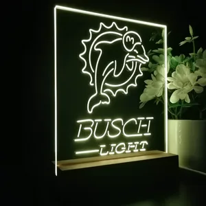 Miami Dolphins Busch Light LED Desk Light