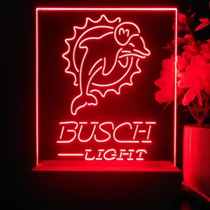 Miami Dolphins Busch Light LED Desk Light