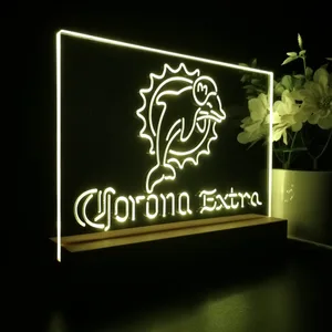 Miami Dolphins Corona Extra LED Desk Light