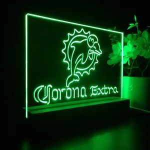 Miami Dolphins Corona Extra LED Desk Light