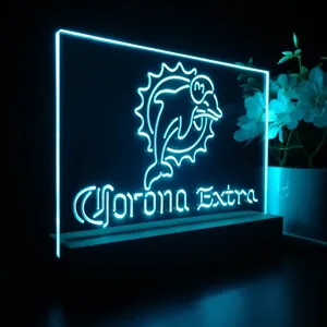 Miami Dolphins Corona Extra LED Desk Light