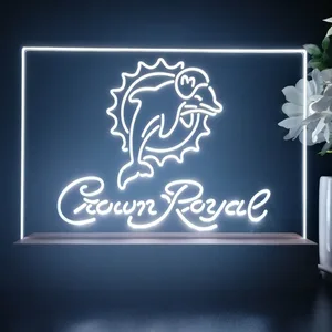 Miami Dolphins Crown Royal LED Desk Light