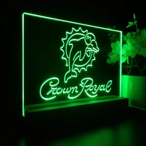 Miami Dolphins Crown Royal LED Desk Light