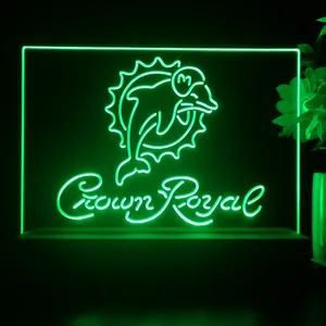 Miami Dolphins Crown Royal LED Desk Light