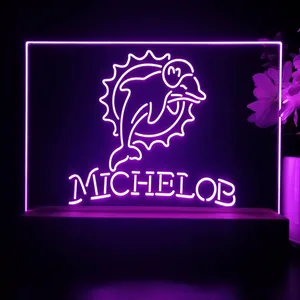Miami Dolphins Michelob LED Desk Light