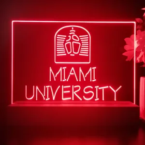 Miami University Logo LED Desk Light