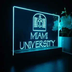 Miami University Logo LED Desk Light