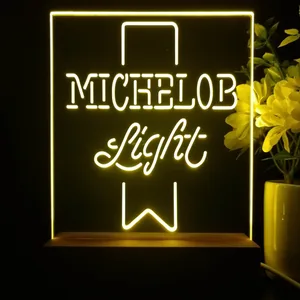 MIchelob Light Logo LED Desk Light