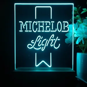 MIchelob Light Logo LED Desk Light