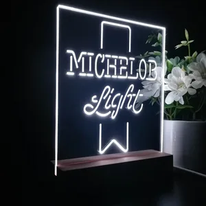 MIchelob Light Logo LED Desk Light