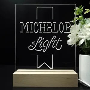 MIchelob Light Logo LED Desk Light