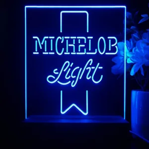 MIchelob Light Logo LED Desk Light